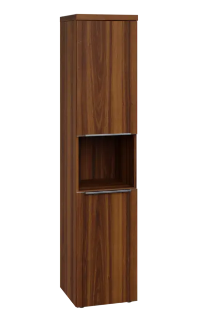 SIN 5 - 42DN kancelářská skříň, 2-dveřová/nika, pravá, 1820x400x400, ořech královský